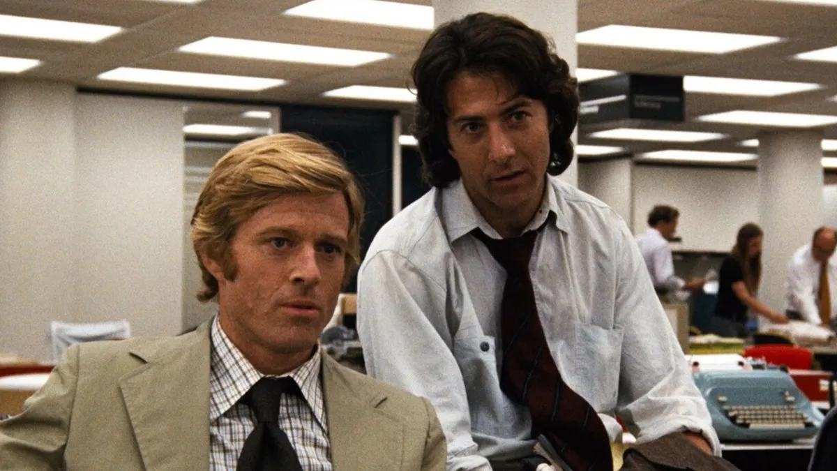 Robert Redford em 'Todos os Homens do Presidente' (1976)