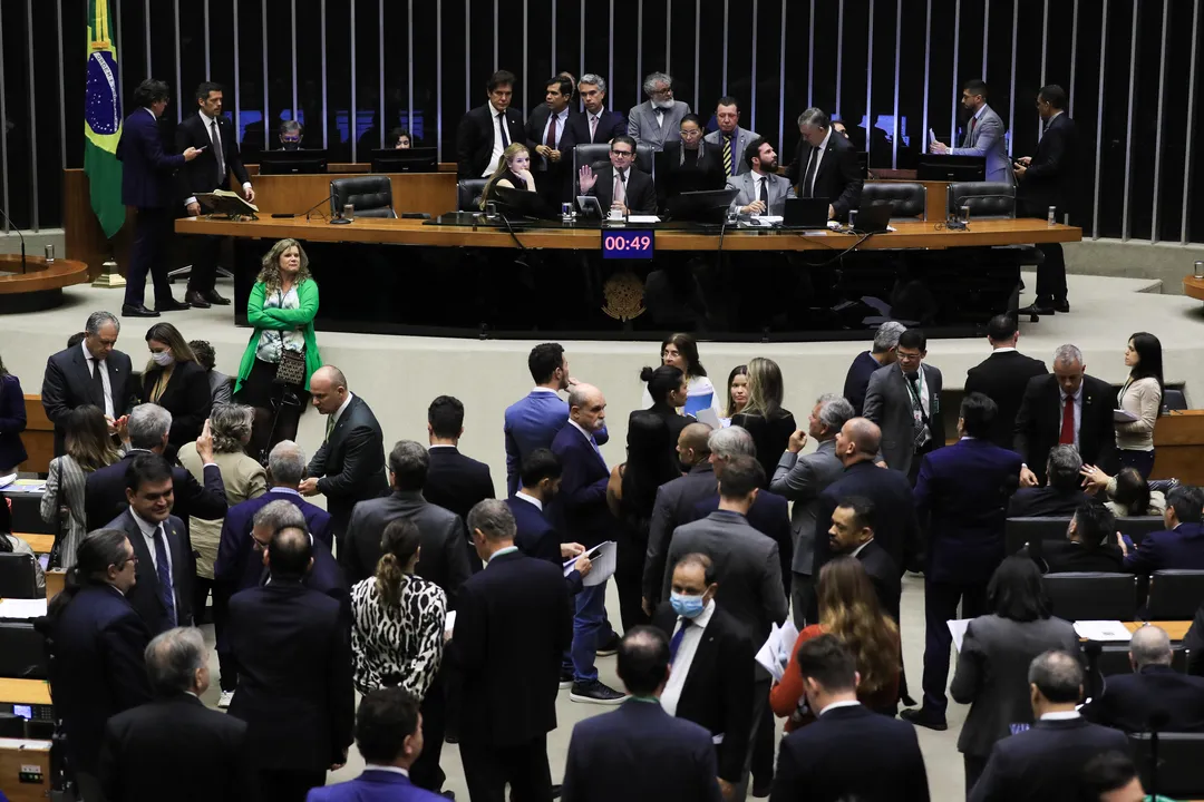 Sessão da Câmara dos Deputados.