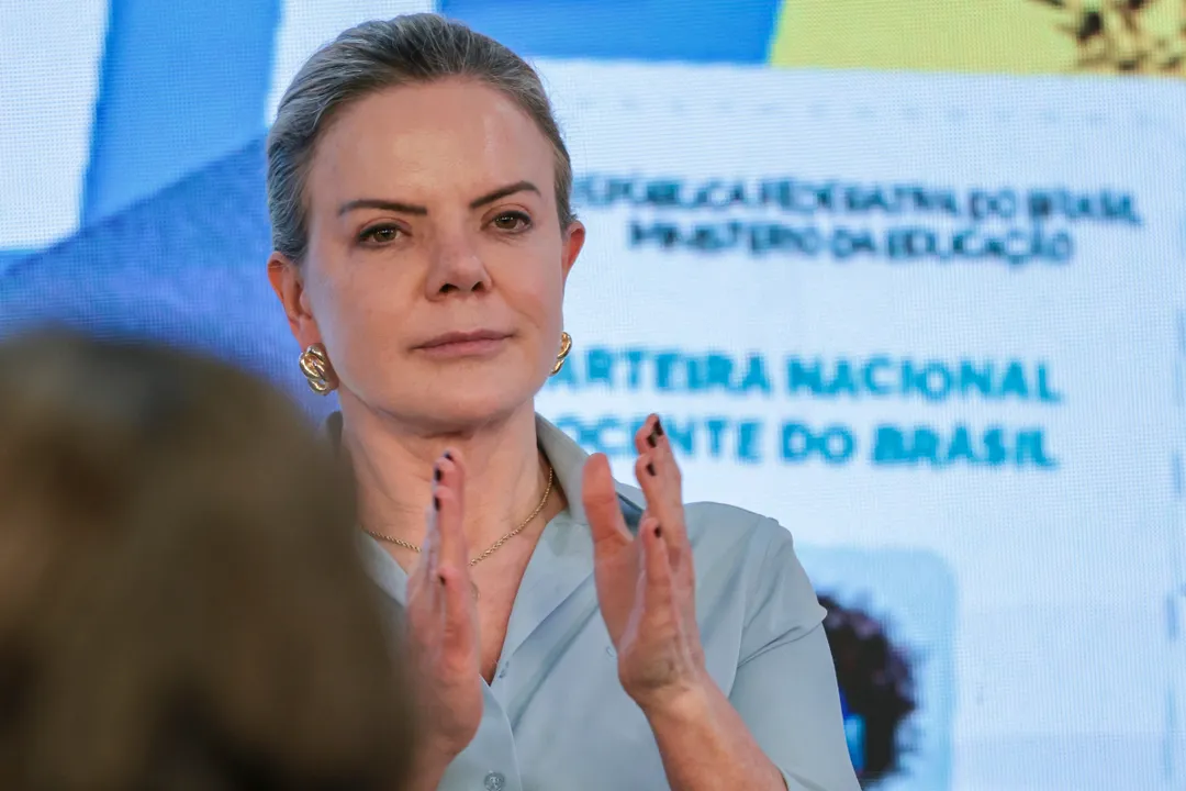 Ministra Gleisi Hoffmann, da Secretaria de Relações Institucionais.