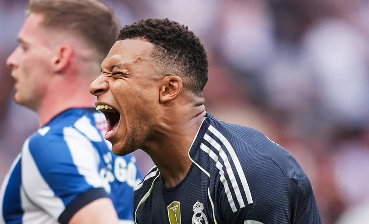 Kyllian Mbappé estará em campo nesta terça-feira, 16, pelo Real Madrid