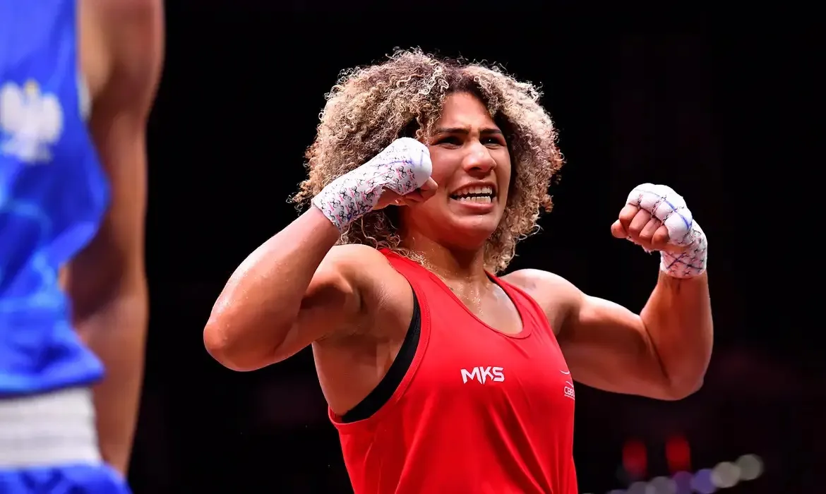 Rebeca Lima no Mundial de Boxe