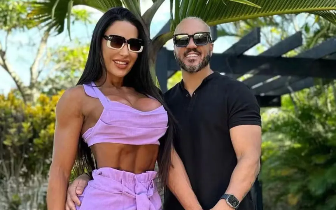 Gracyanne e Belo estão separados há mais de um ano