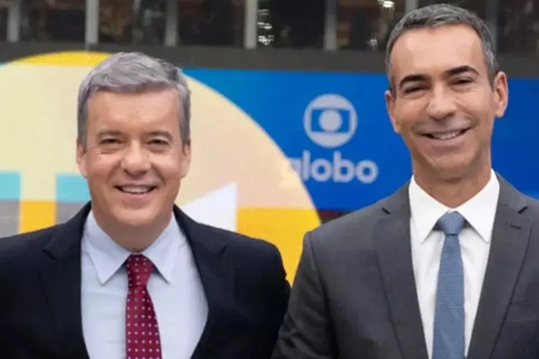 Cesar Tralli e Roberto Kovalick