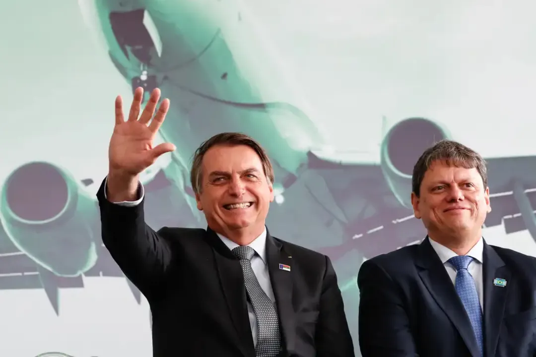 Jair Bolsonaro e Tarcísio de Freitas