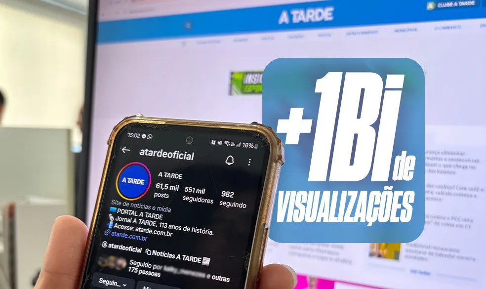 Núcleo digital do Grupo A TARDE bate recorde de visualizações em 2025