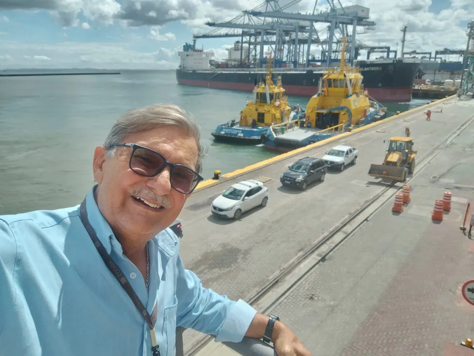 Wellington Sampaio Neves, 73 anos, funcionário da Codeba há 44 anos