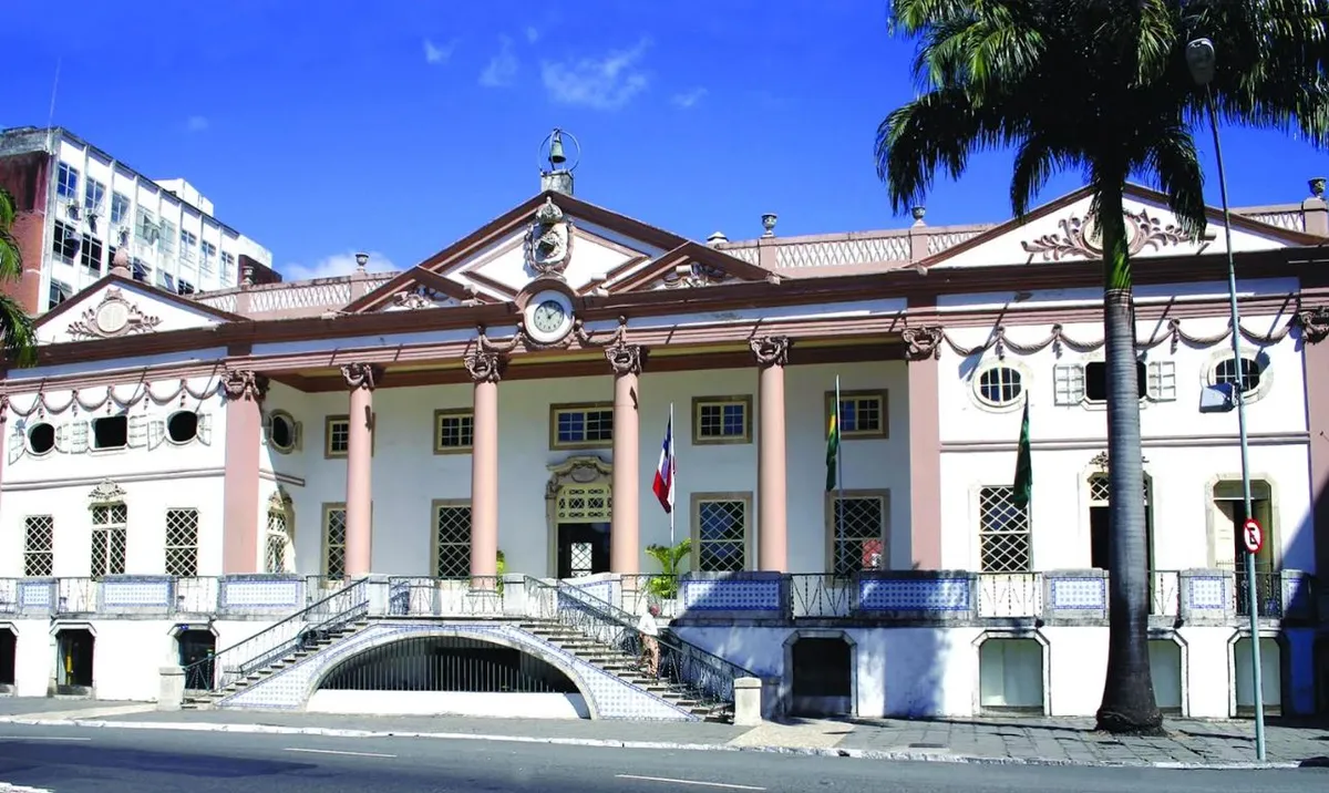 Na foto: palácio sa Associação Comercial da Bahia
Foto: Divulgação