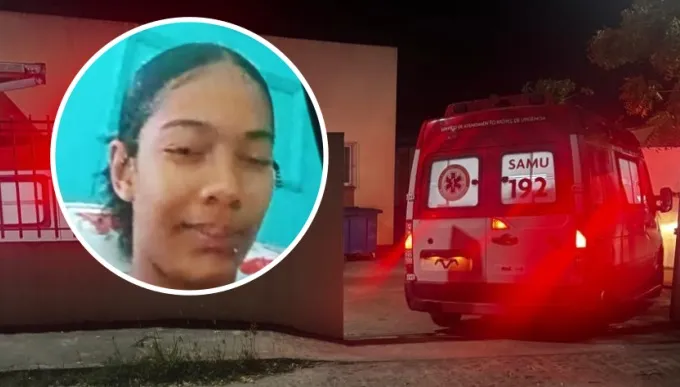 Nicole estava dentro de casa, quando foi baleada no rosto