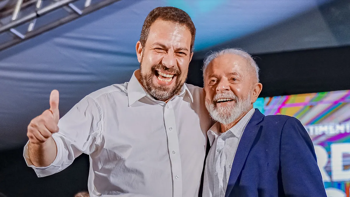 Guilherme Boulos e Lula