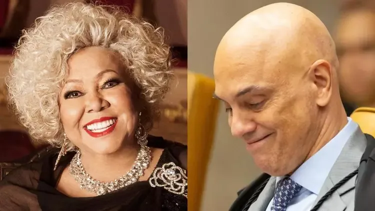 Alcione já havia declarado admiração por Moraes