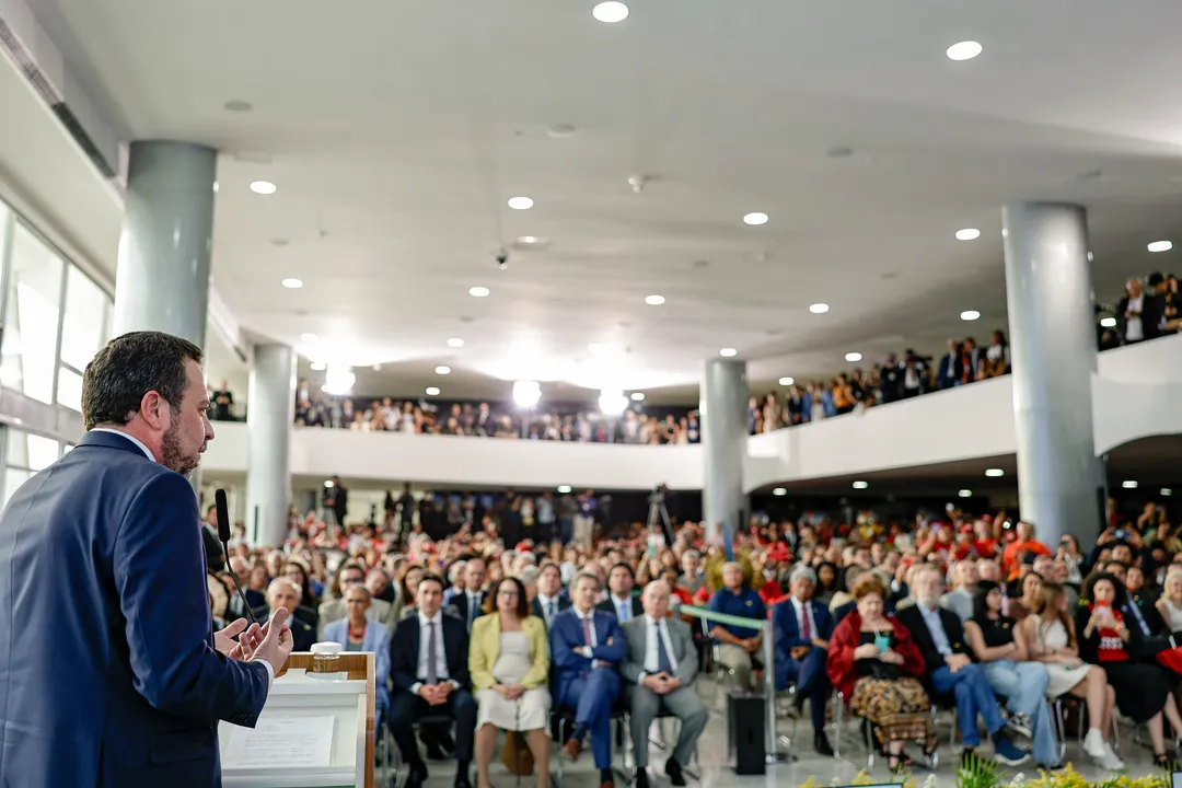 Guilherme Boulos (PSOL) tomou posse como ministro do governo Lula