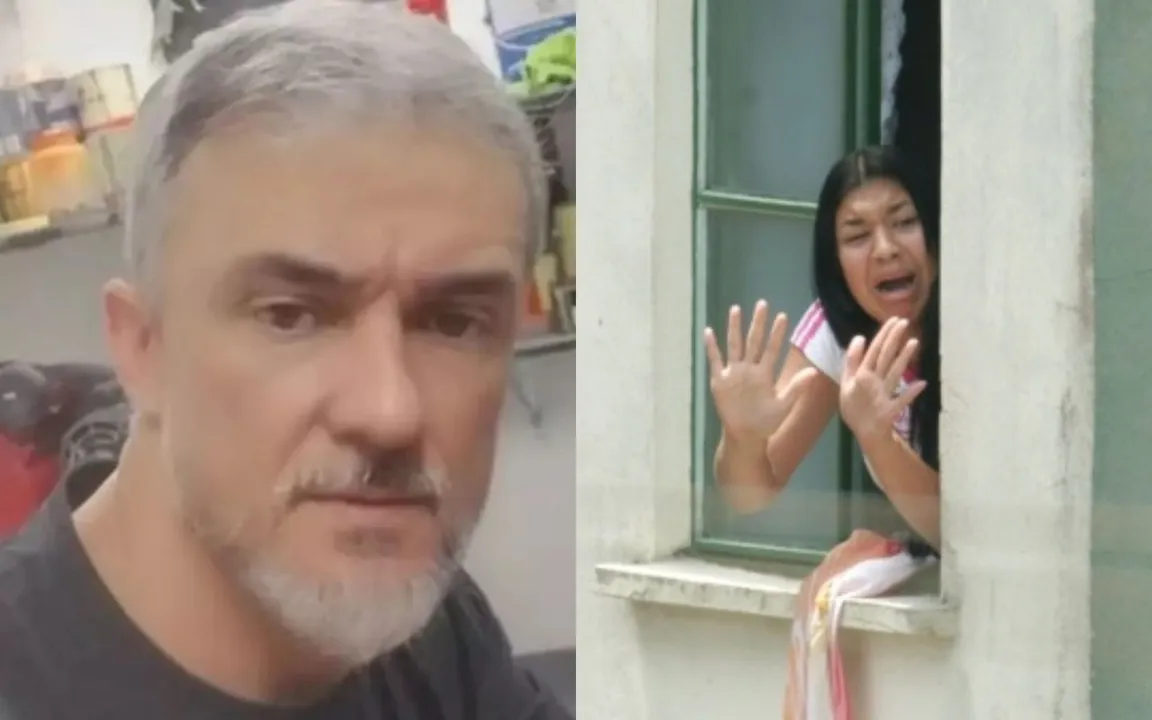 Registro de Daniel Cravinhos atualmente e Eloá Pimentel durante o sequestro