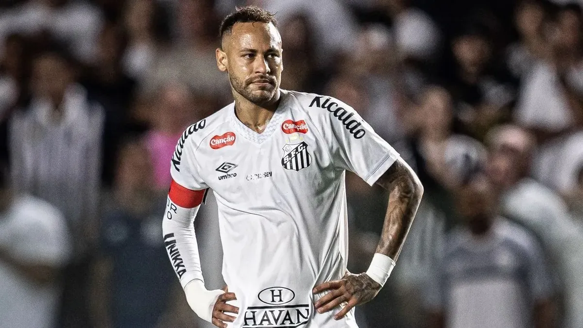 Neymar, meia-atacante do Santos
