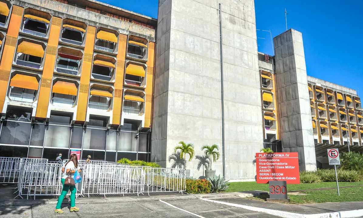 Fachada da Governadoria, em Salvador