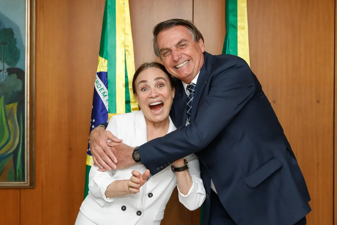 Regina Duarte foi secretária de Cultura de Jair Bolsonaro