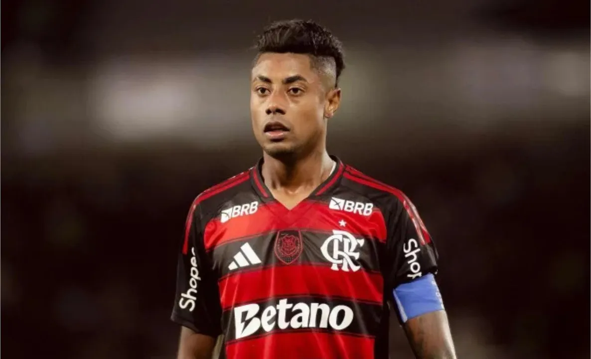 Imagem ilustrativa da imagem Bruno Henrique escapa de suspensão no STJD e está liberado para jogar