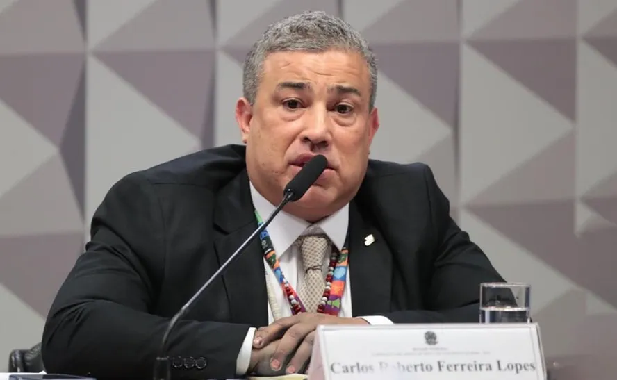 Presidente da Conafer, Carlos Roberto Ferreira Lopes, em depoimento à CPMI do INSS