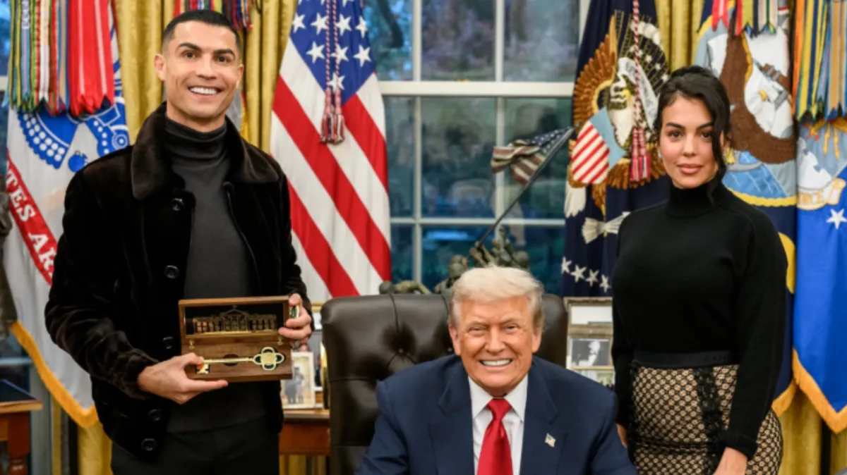 Cristiano Ronaldo na Casa Branca