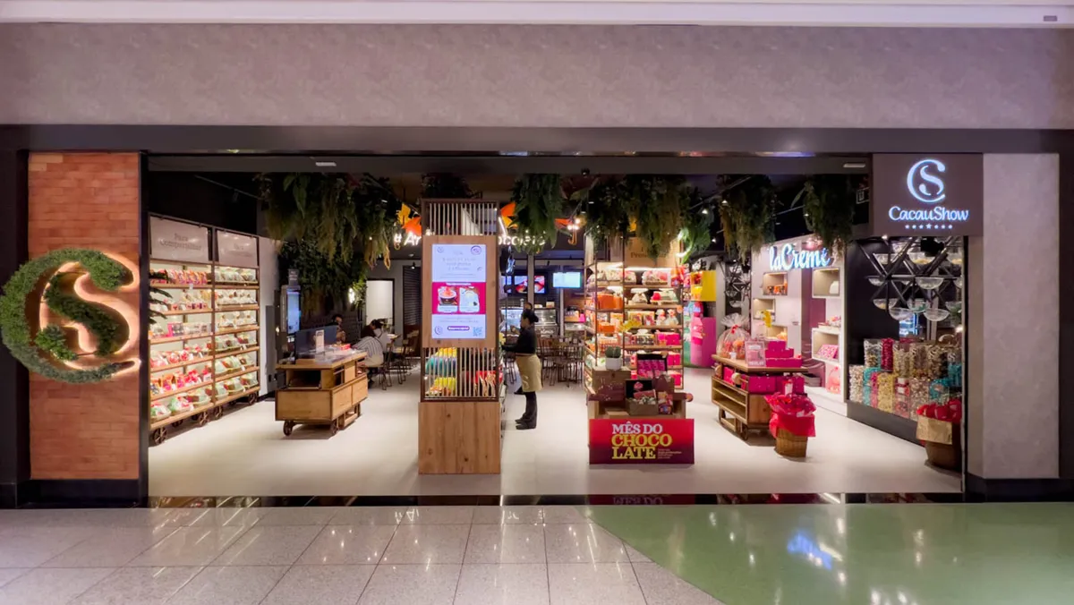 Unidade do Cacau Show no Salvador Shopping