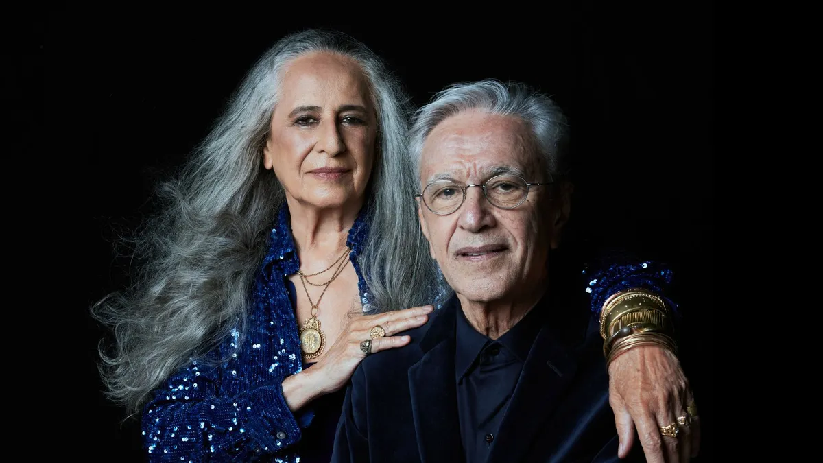 Maria Bethânia e Caetano Veloso concorrem na categoria Melhor Álbum de Música Global