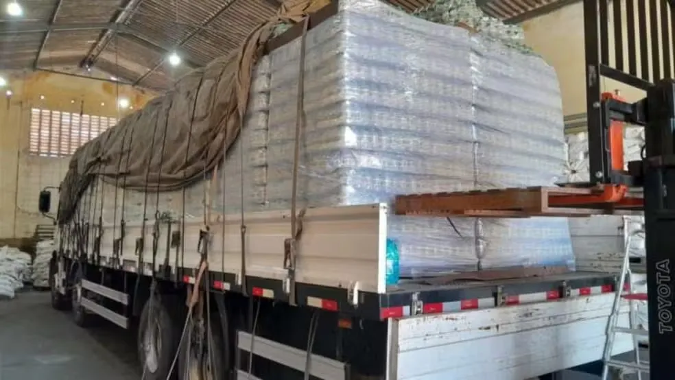 Carga apreendida é avaliada em R$150 mil