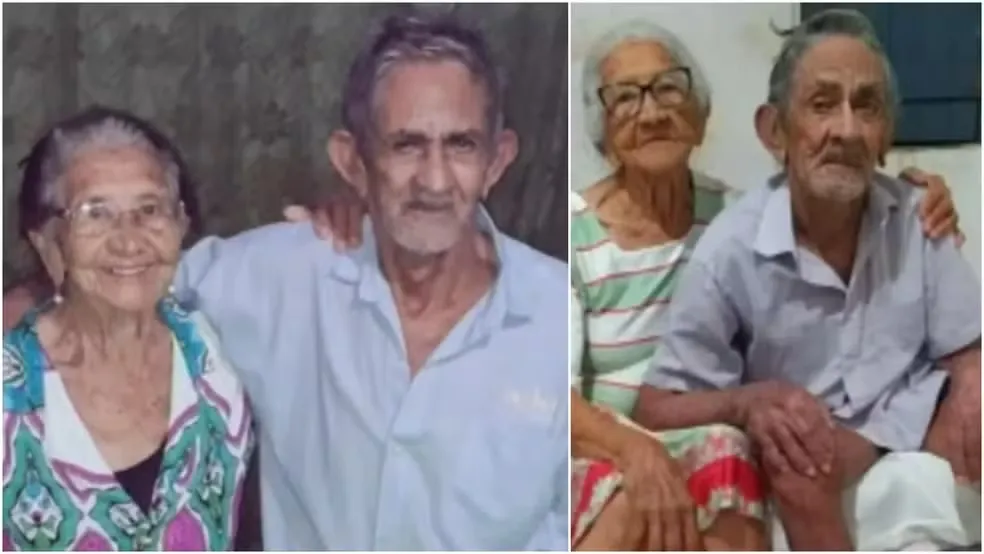 Maria de Lourdes e Emílio viveram juntos por 70 anos