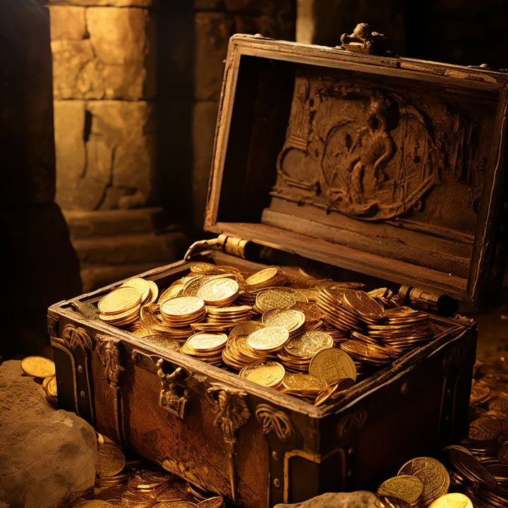 Tesouro foi encontrado no jardim de uma casa em Neuville-sur-Saône