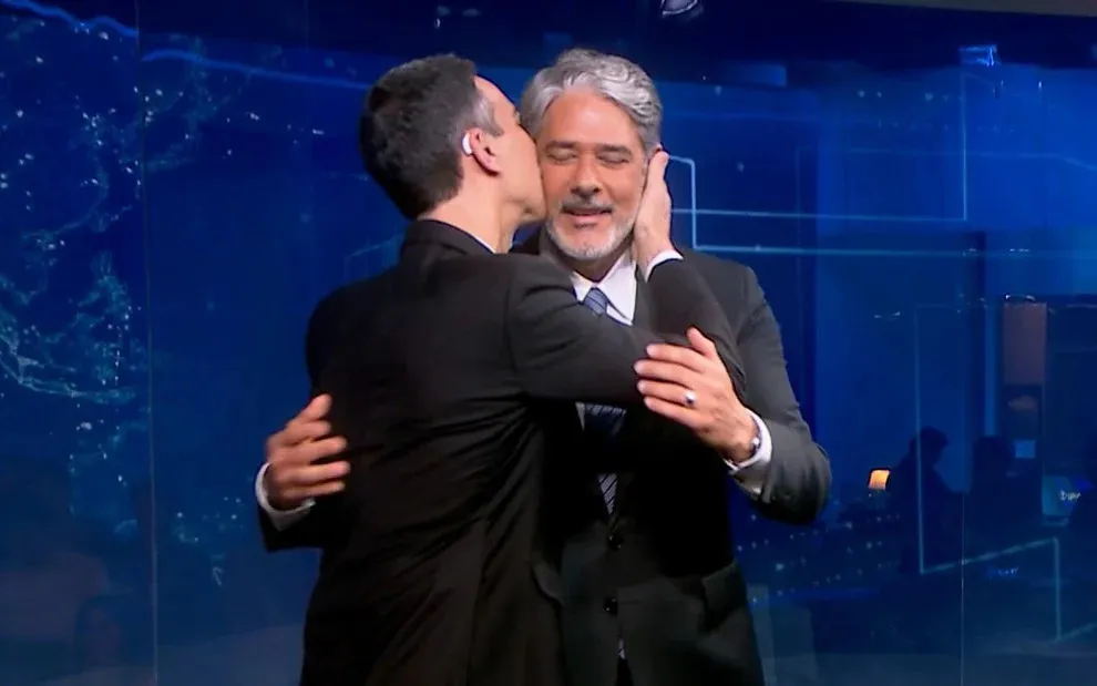 César Tralli e William Bonner