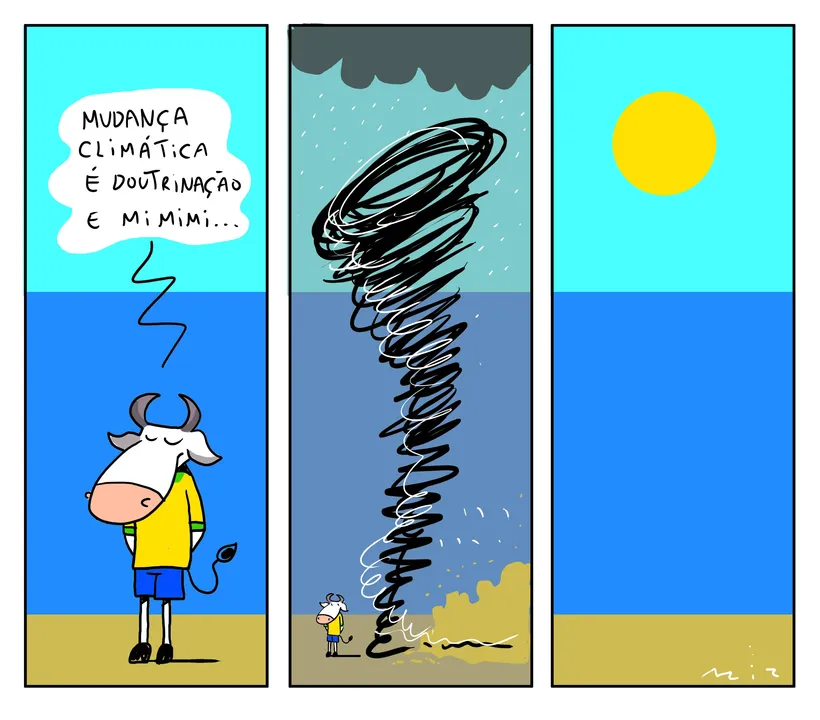 Charge do jornal A TARDE desta terça-feira