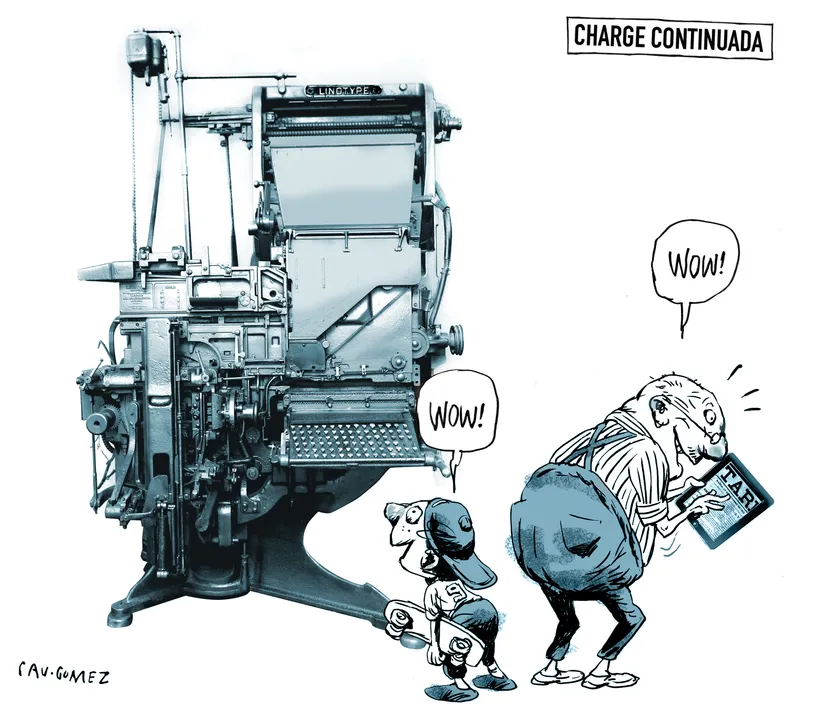Imagem ilustrativa da imagem Charge do dia 12/10/2025