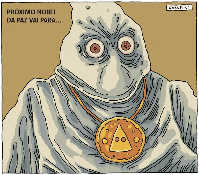 Imagem ilustrativa da imagem Charge do dia 13/10/2025