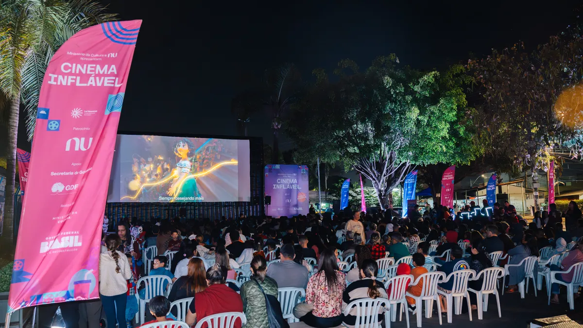 O projeto Cinema Inflável chega a Madre de Deus com sessões gratuitas