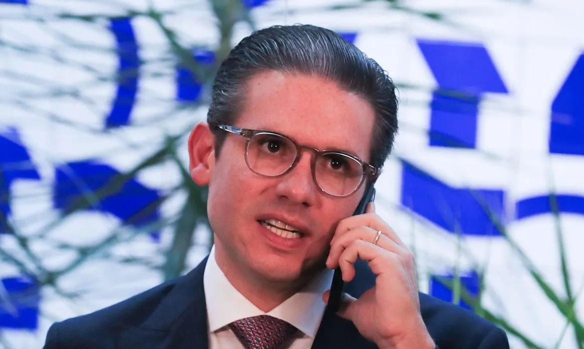 Presidente da Câmara dos Deputados Hugo Motta