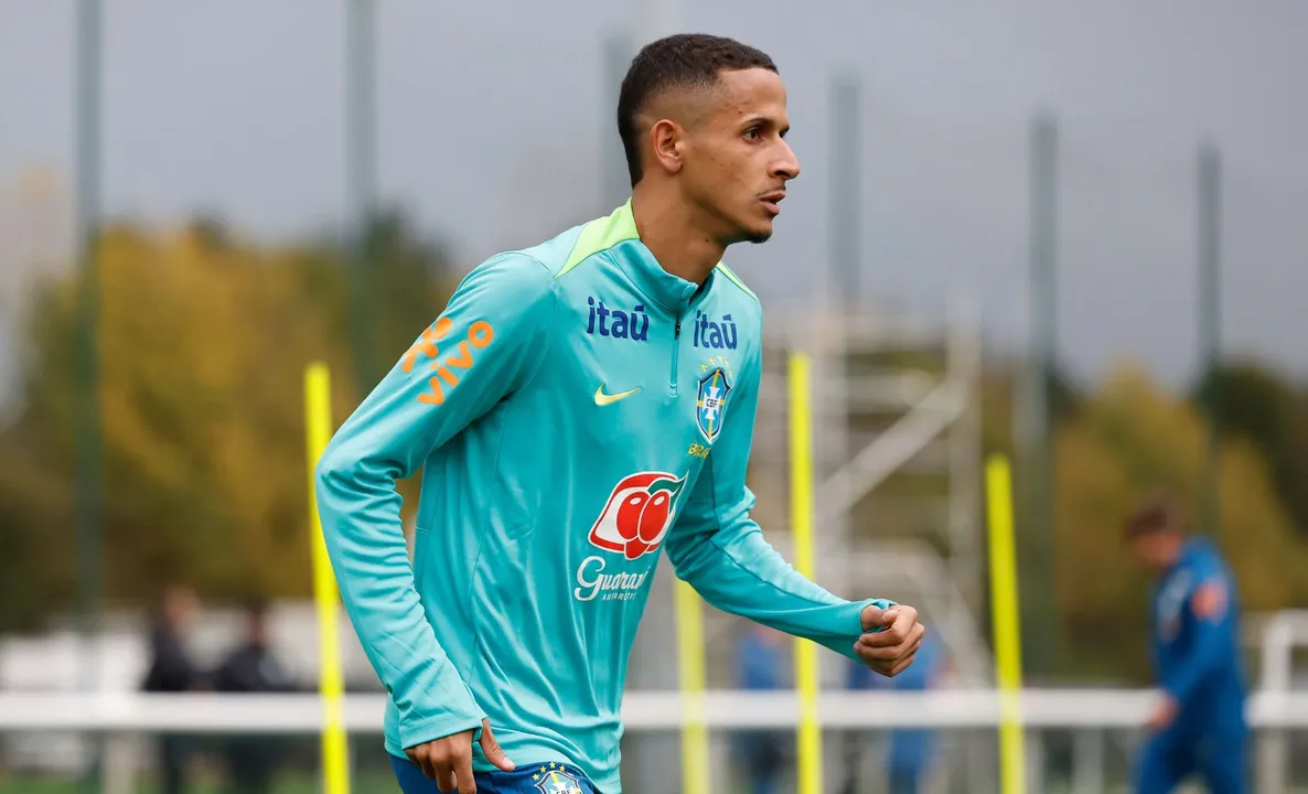 Luciano Juba em treinamento na Seleção Brasileira