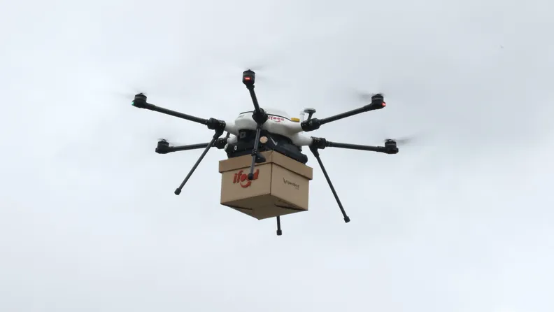 Ifood faz entregas por drones