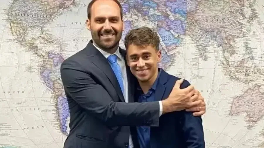 Relação de Eduardo e Nikolas está estremecida.