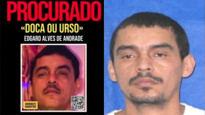 Edgar Alves de Andrade, o 'Doca ou Urso', aos 55 anos, tem uma ficha criminal extensa