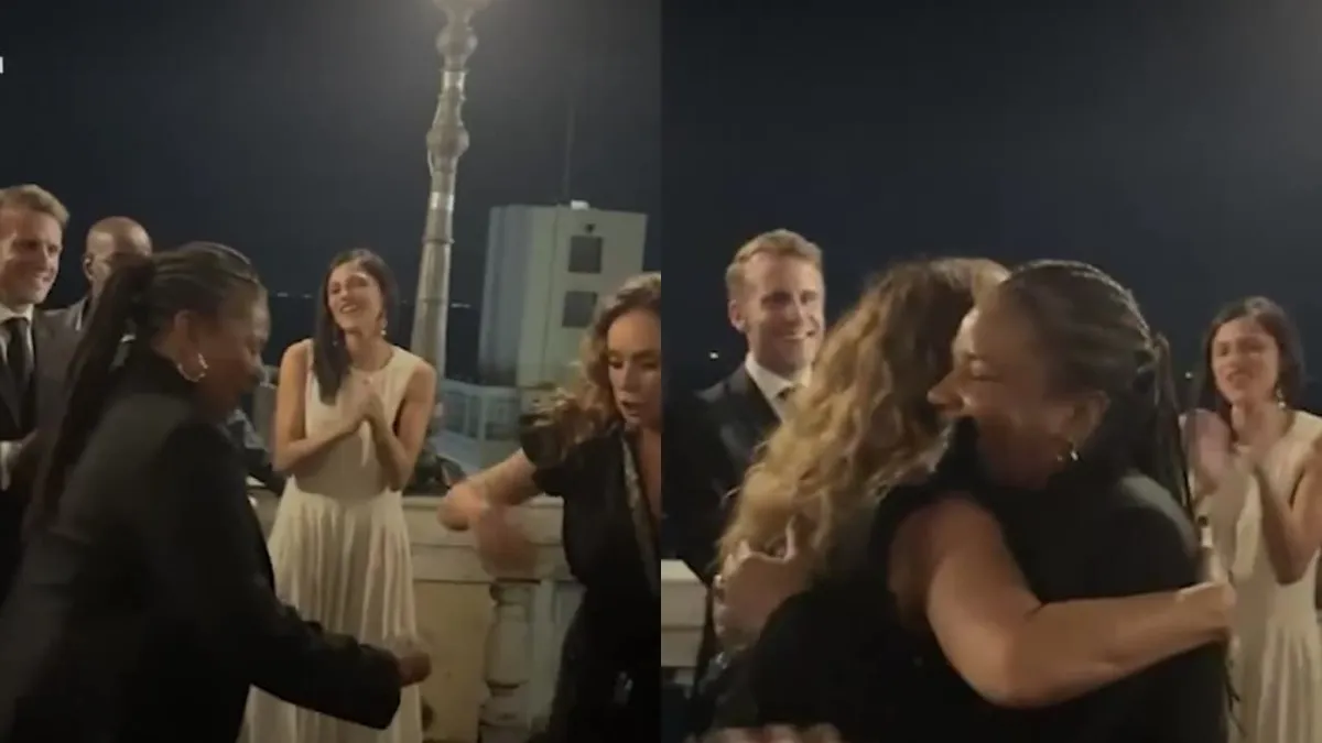 Cantoras baianas se apresentaram para o presidente da França