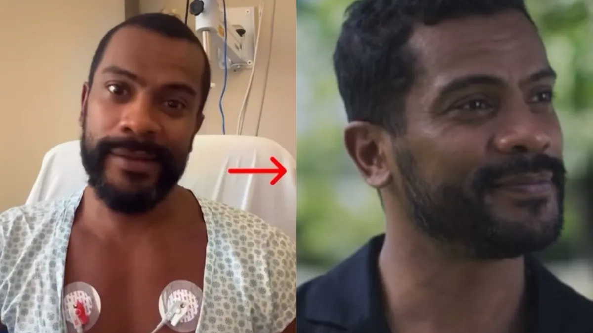 Ator Samuel de Assis foi internado às pressas neste domingo
