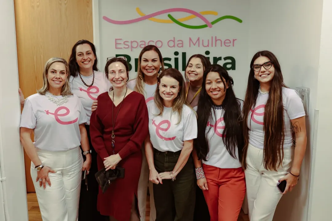 A cônsul-adjunta do Brasil em Nova York, Marissol Romariz no Espaço da Mulher Brasileira