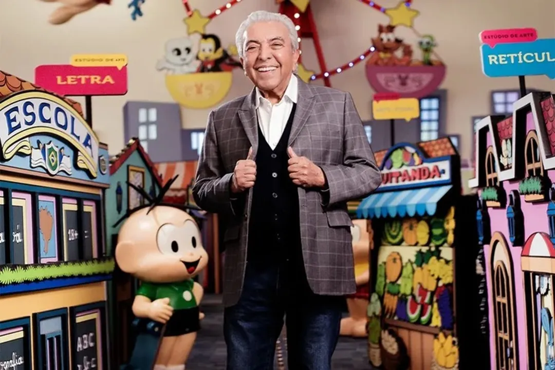 Mauricio de Sousa fez uma aparição na terça-feira, 21