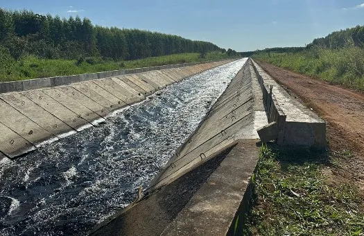 Canal que vai ser recuperado