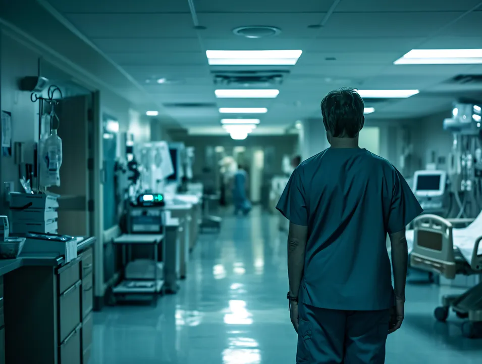 Foto ilustrativa de enfermeiro no hospital