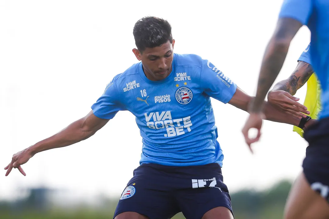 Erick Pulga no treino desta terça-feira, 28