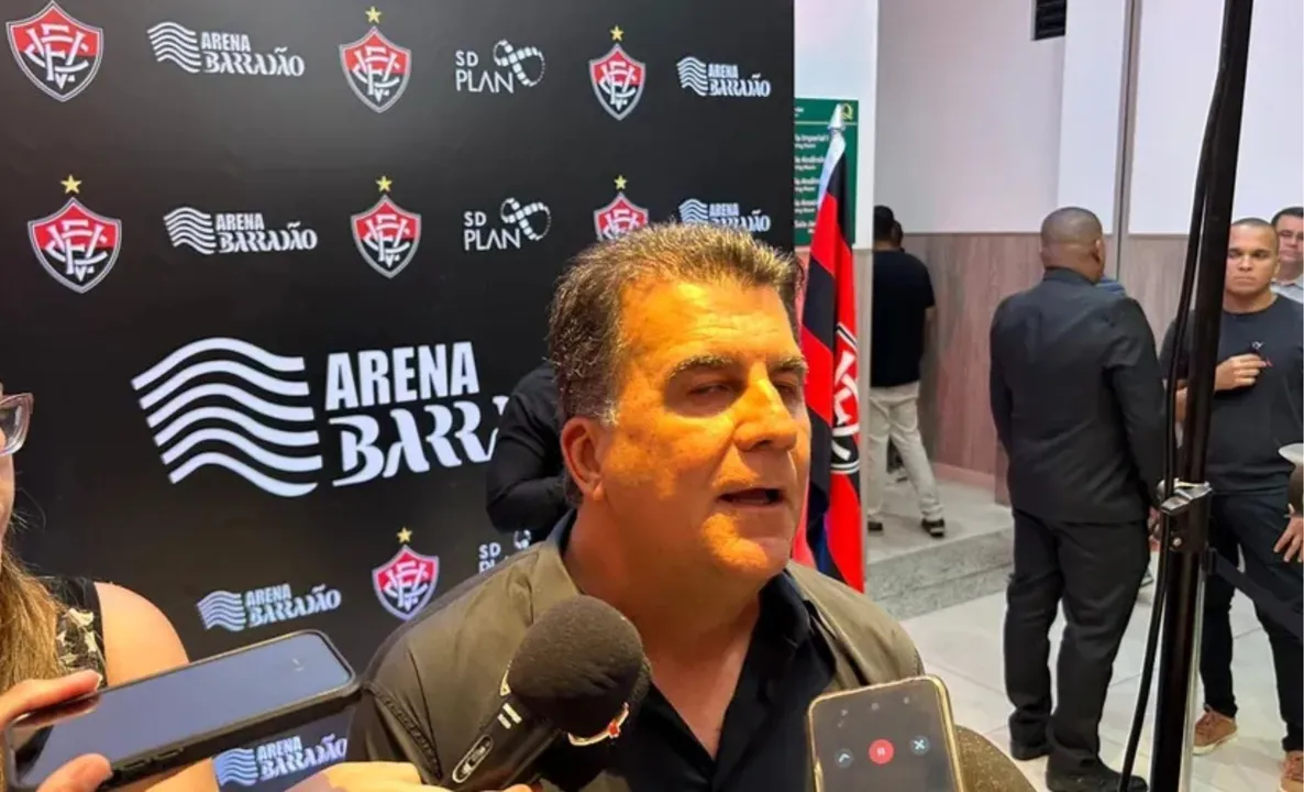 Fábio Mota conversou com a imprensa sobre nova Arena Barradão