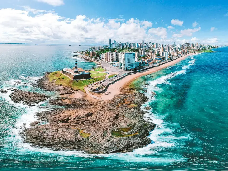 Vista aérea da região da Barra
