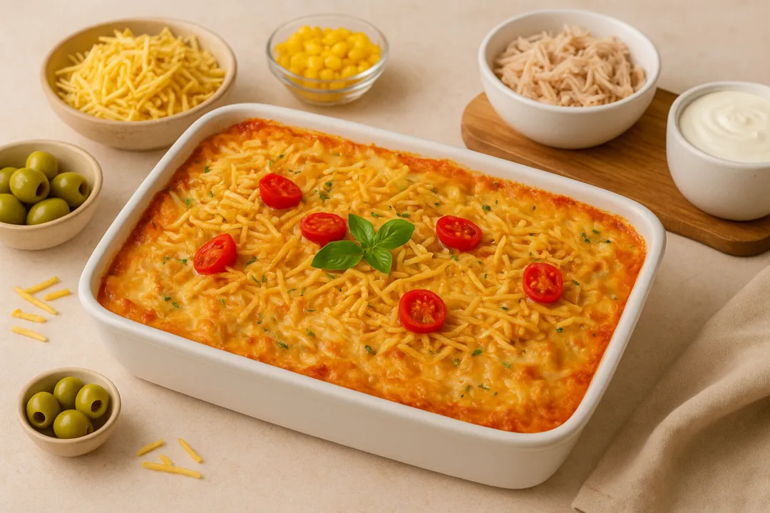 Fricassê de frango cremoso - pronto em 20 minutos