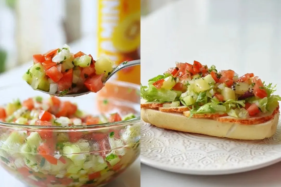 Receita de vinagrete de kiwi para o churrasco