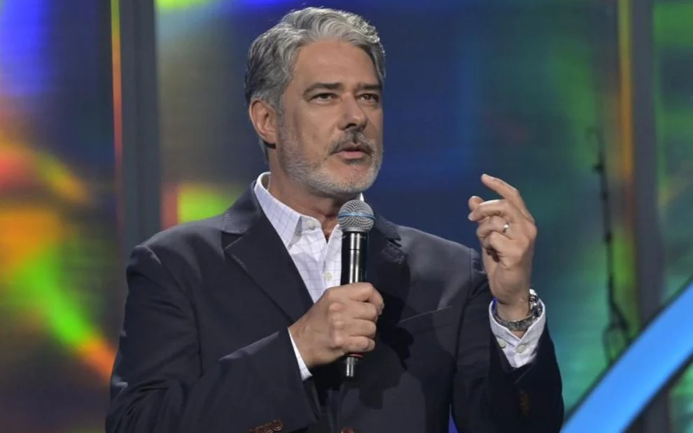 William Bonner no Upfront 2026 da Globo