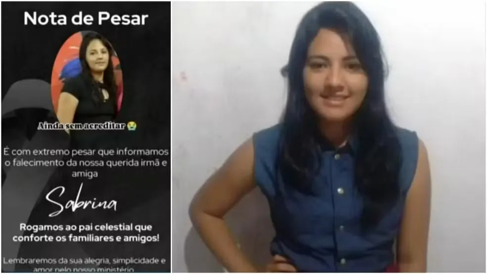 Sabrina estava grávida de três meses e deixou um filho pequeno